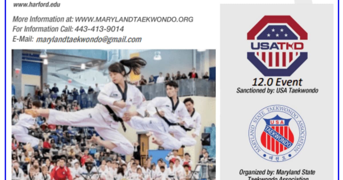 USA Taekwondo 2024 USATKD Maryland State Championships